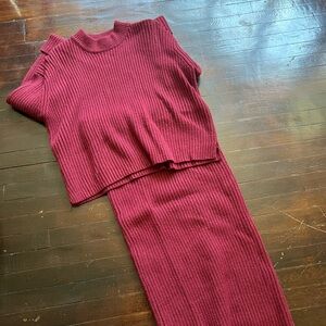 2 piece knit set